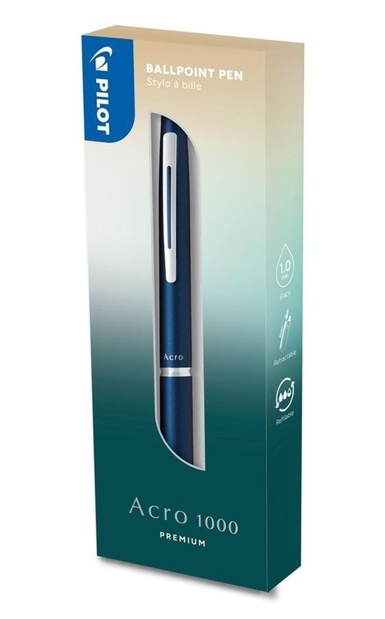 Pilot, Acro 1000, długopis olejowy, granatowy