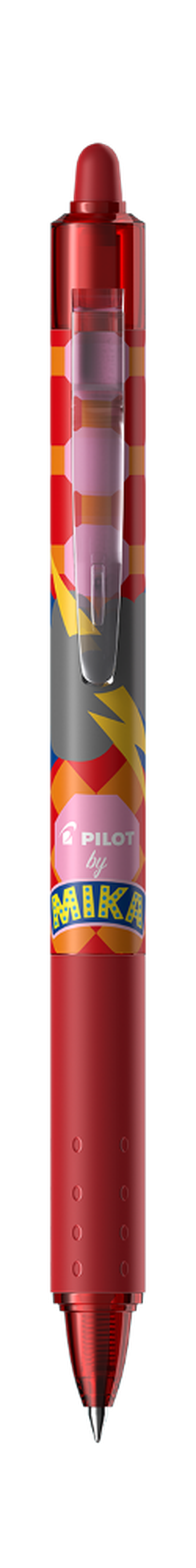 Pilot, Frixion clicker, Mika Limited Edition, pióro kulkowe, czerwone