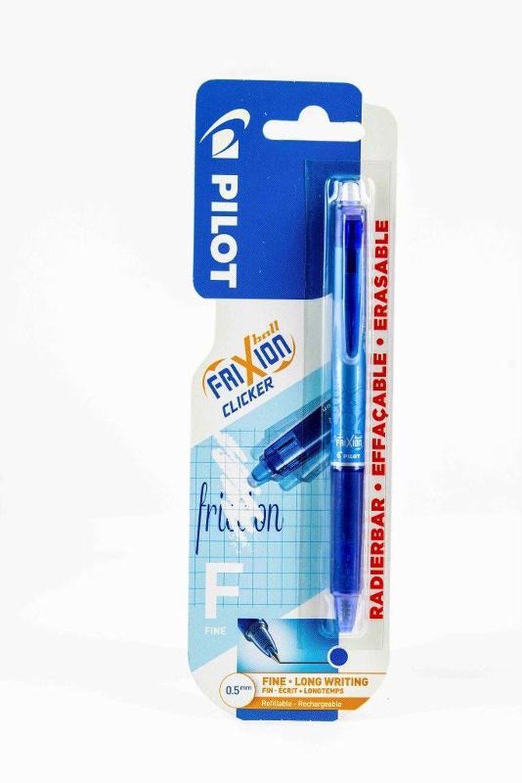 Pilot, Frixion Clicker, pióro kulkowe, niebieskie 0.5 mm