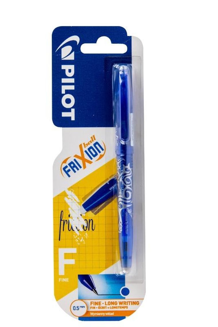Pilot, Frixion, pióro kulkowe, niebieskie, 0.5 mm