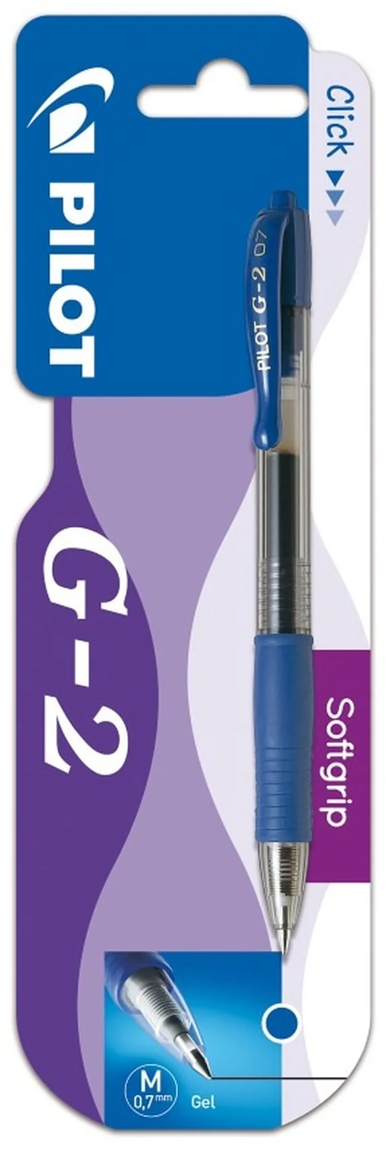 Pilot, G2, długopis żelowy 0,7 mm, niebieski