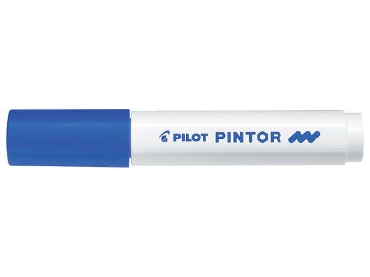 Pilot, Pintor M, marker permanentny, niebieski