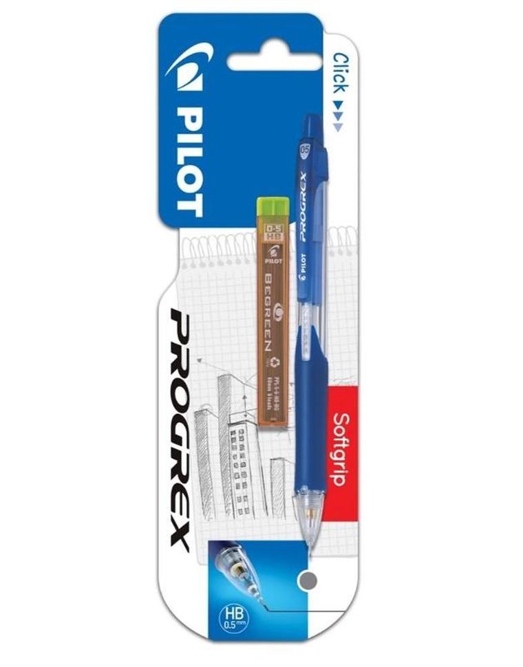 Pilot, Progrex, ołówek automatyczny, rysiki