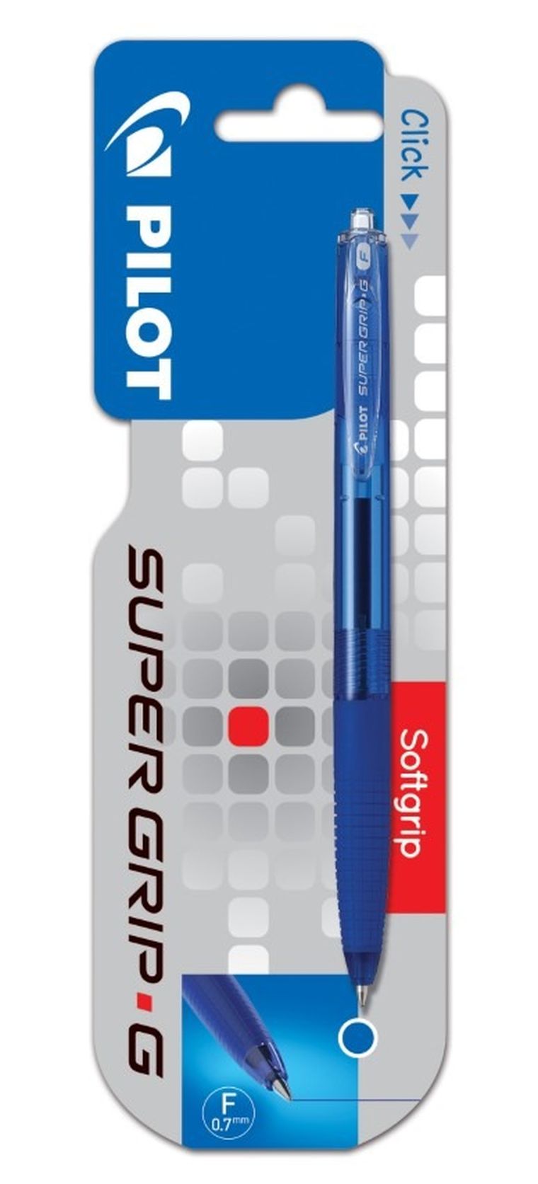 Pilot, Rexgrip G, długopis, niebieski