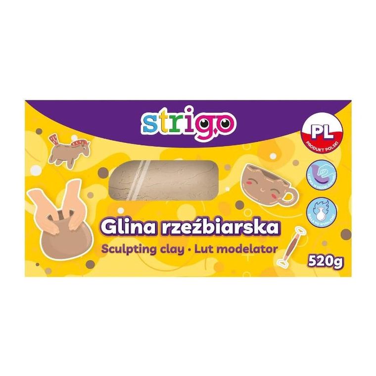 Pilot, Strigo, glina rzeźbiarska, 0.52 kg