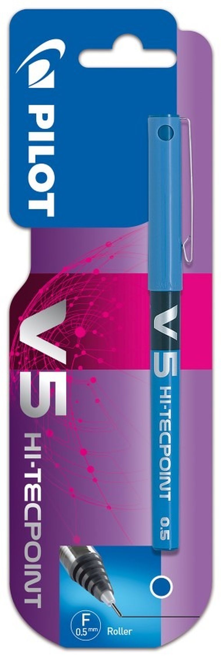 Pilot, V5, pióro kulkowe, czarne