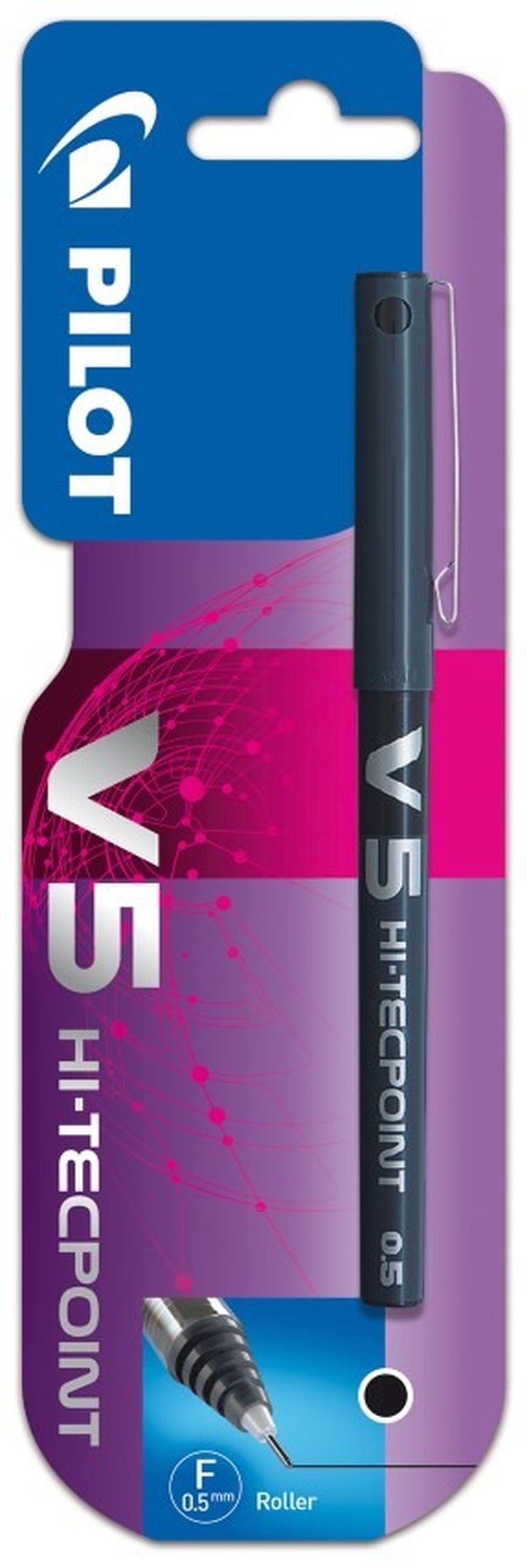 Pilot, V5, pióro kulkowe, niebieskie