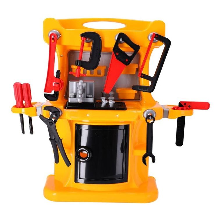 Pilsan, warsztat majsterkowicza, stół z narzędziami