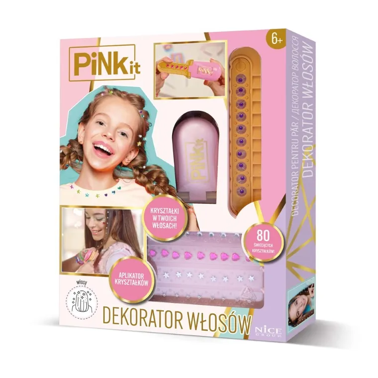 Pink It, Dekorator do włosów, zestaw do stylizacji