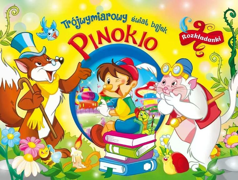 Pinokio. Rozkładanki. Trójwymiarowy świat bajek
