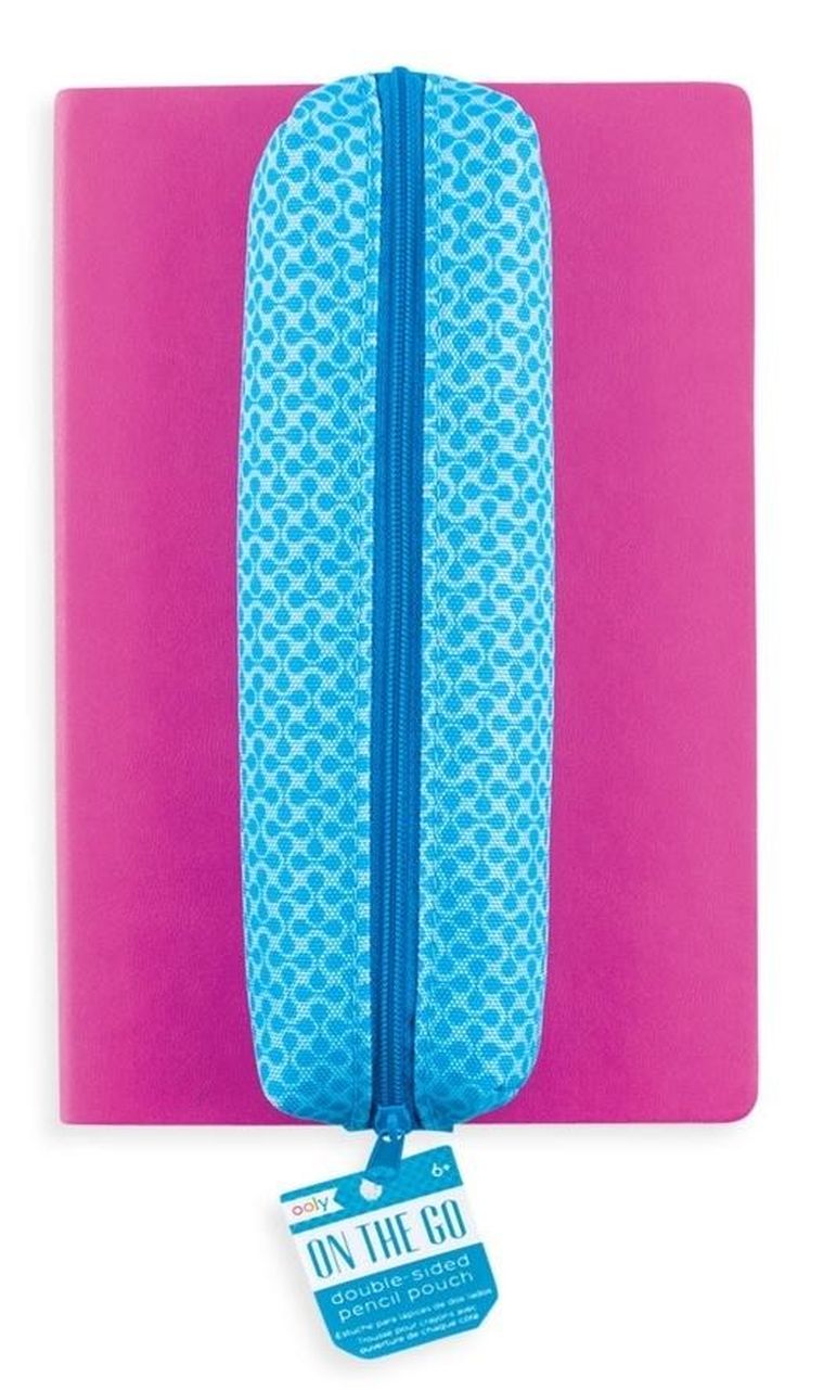 Piórnik dwustronny, niebieski