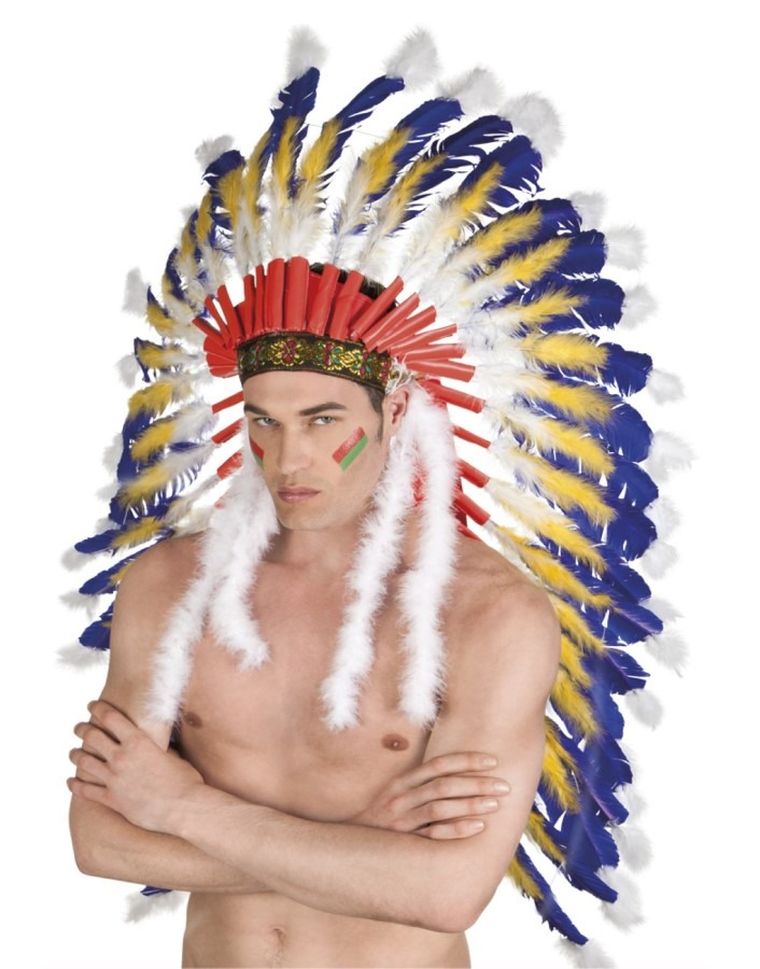 Pióropusz indiańskiego wodza