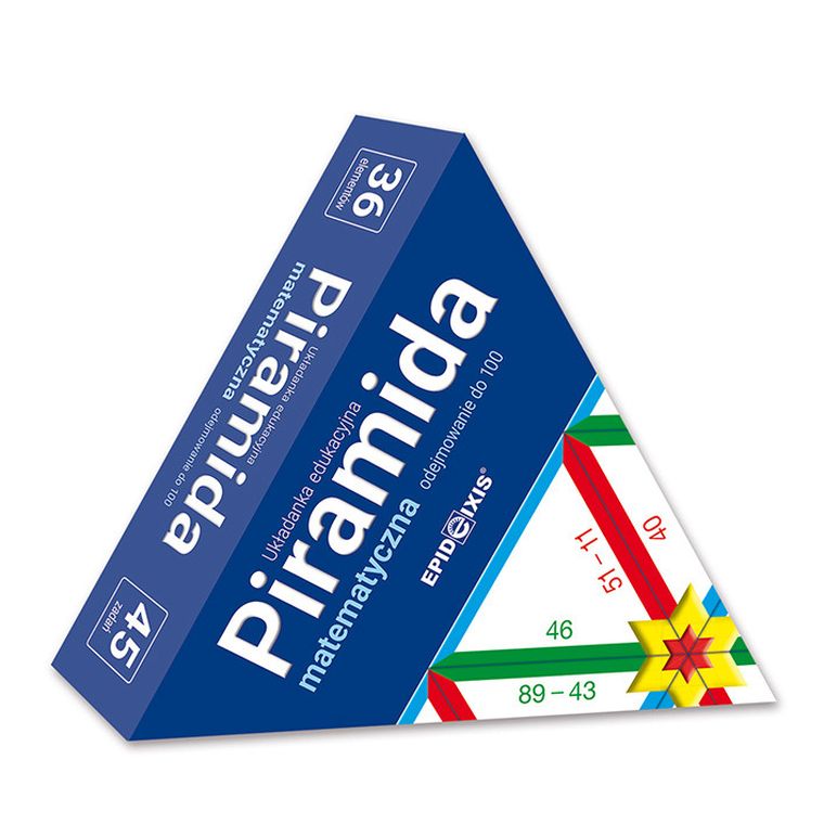 Piramida matematyczna M3. Odejmowanie do 100