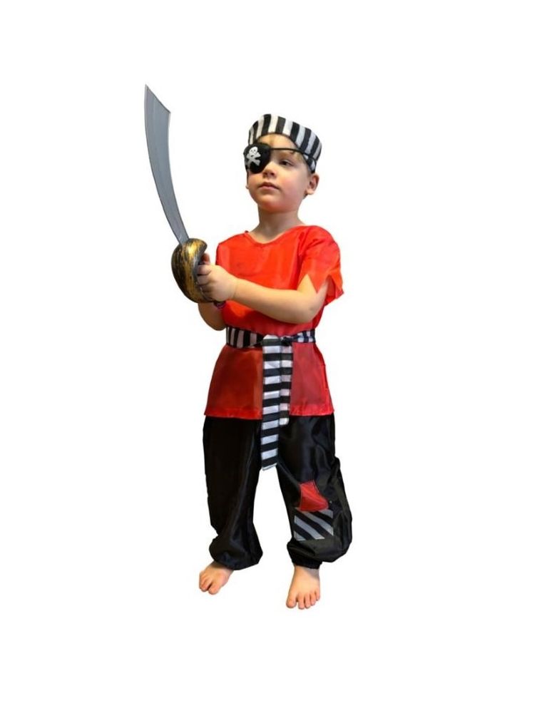 Pirat Jack, strój dla dzieci, rozmiar 122/128