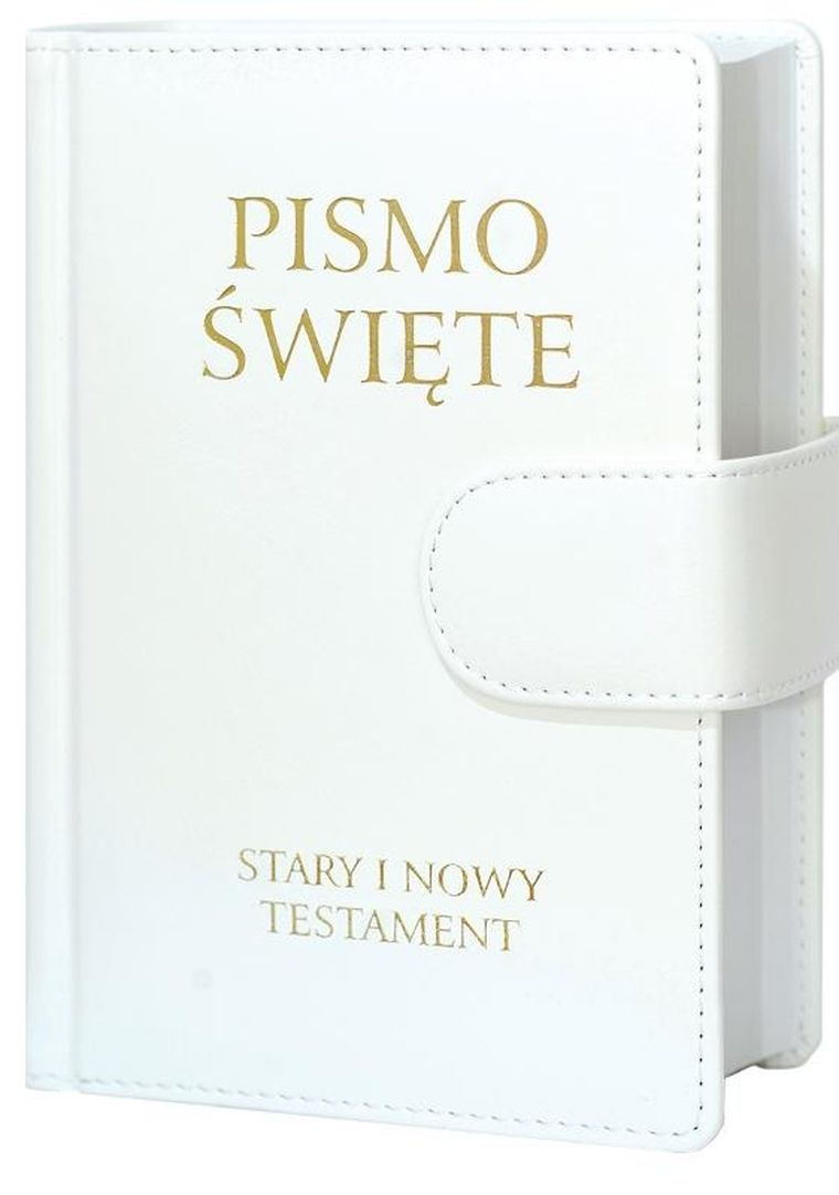 Pismo Święte. Stary i nowy testament. Oprawa skóropodobna z magnesem