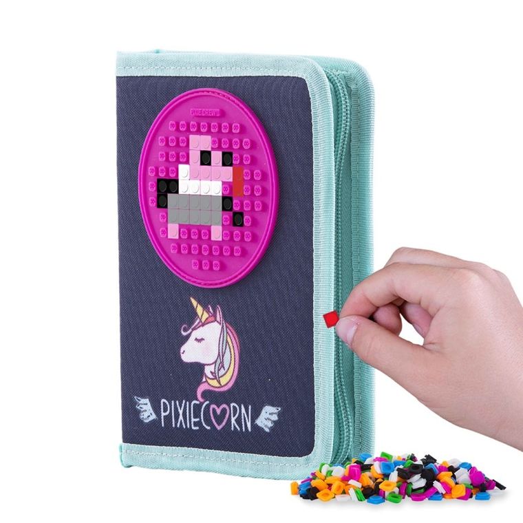 Pixie Crew, Jednorożec, piórnik jednokomorowy, purpurowy panel