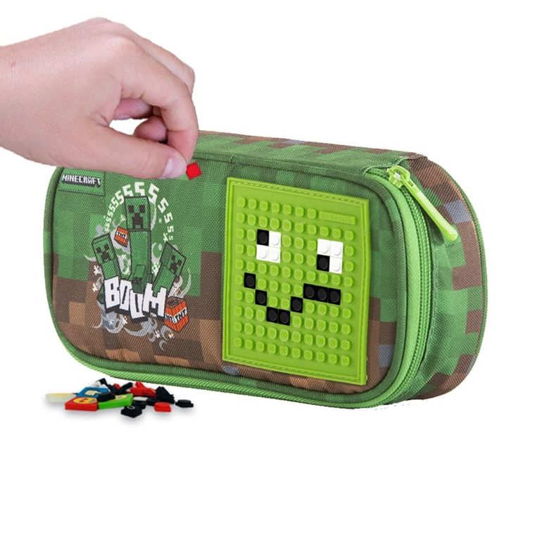 Pixie Crew, Minecraft, piórnik, owalny