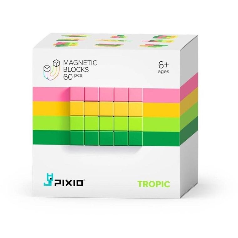Pixio, Tropic, klocki magnetyczne, 60 elementów