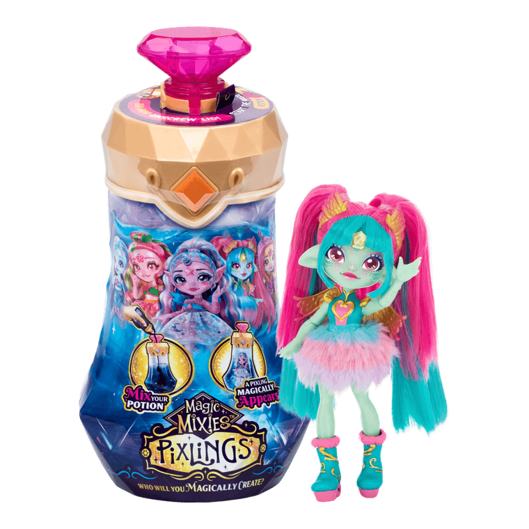 Pixlings, lalka smoczyca, turkusowa