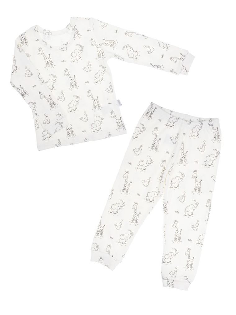 Piżama chłopięca, ecru, Nicol