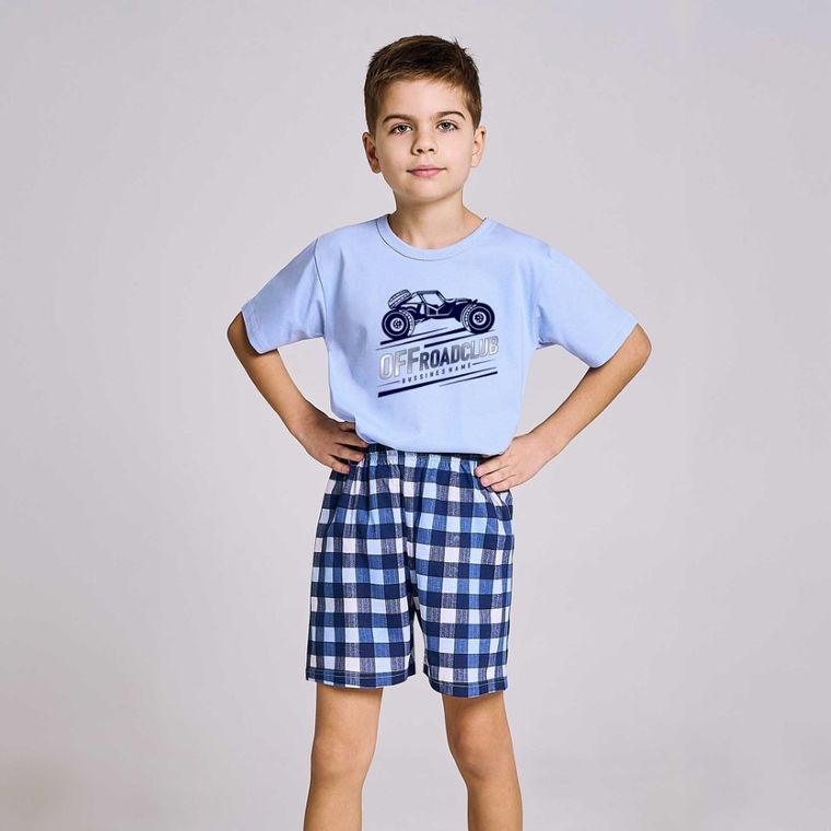 Piżama chłopięca, niebieska, Taro