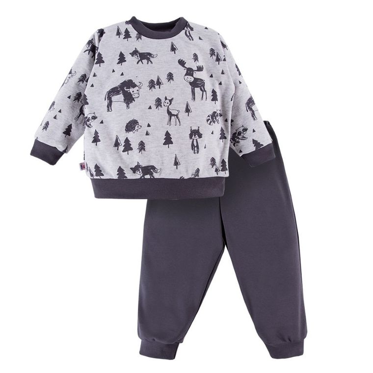 Piżama chłopięca, szara, Eevi