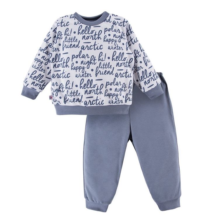 Piżama chłopięca, szara, Eevi
