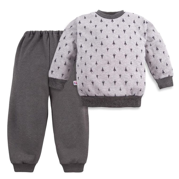 Piżama chłopięca, szara, Eevi