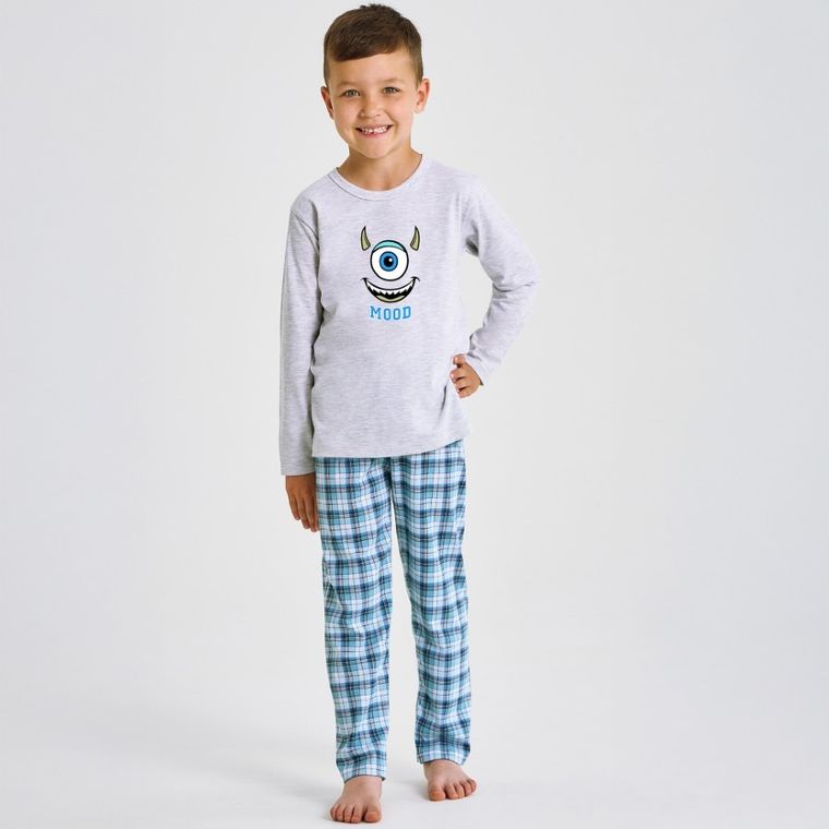 Piżama chłopięca, szara, Joel, Taro