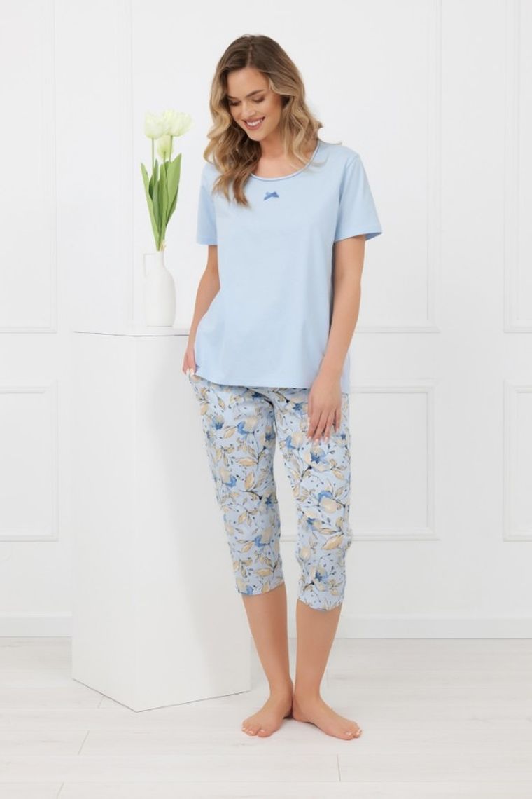 Piżama damska, niebieska, Celozja, Italian Fashion