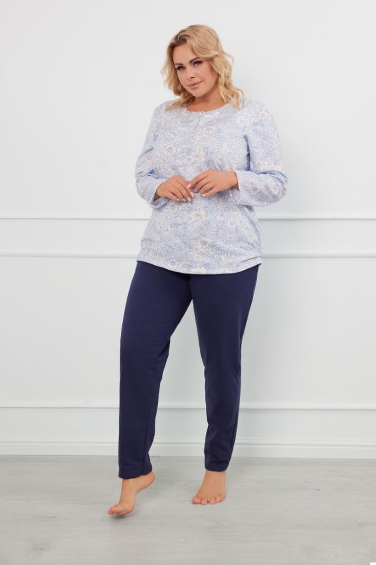 Piżama damska, plus size, mix, Jowita, Italian Fashion