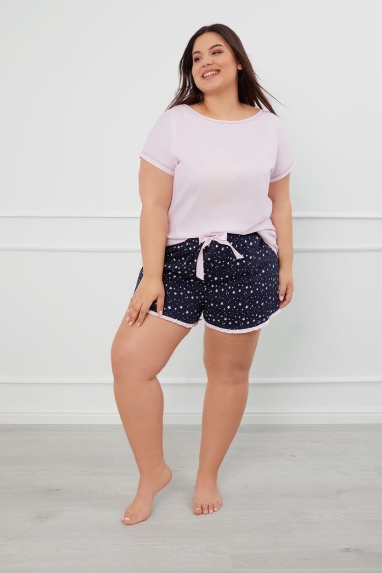 Piżama damska, plus size, mix, Libra, Italian Fashion