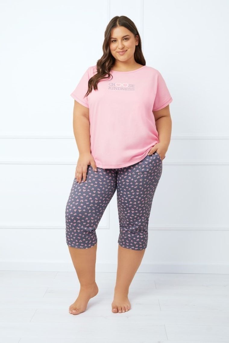 Piżama damska, plus size, mix, Lotte, Italian Fashion