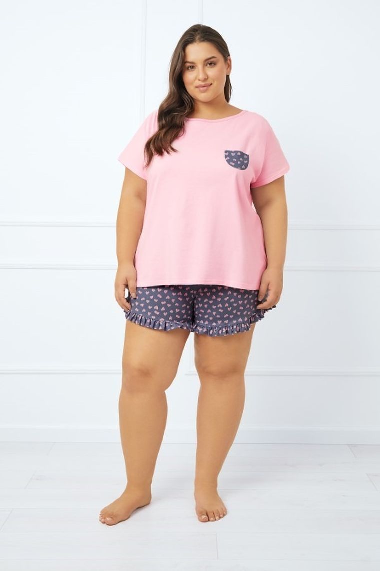 Piżama damska, plus size, mix, Lotte, Italian Fashion
