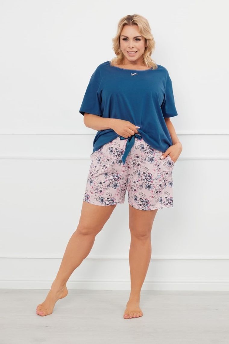 Piżama damska, plus size, mix, Sagitta, Italian Fashion