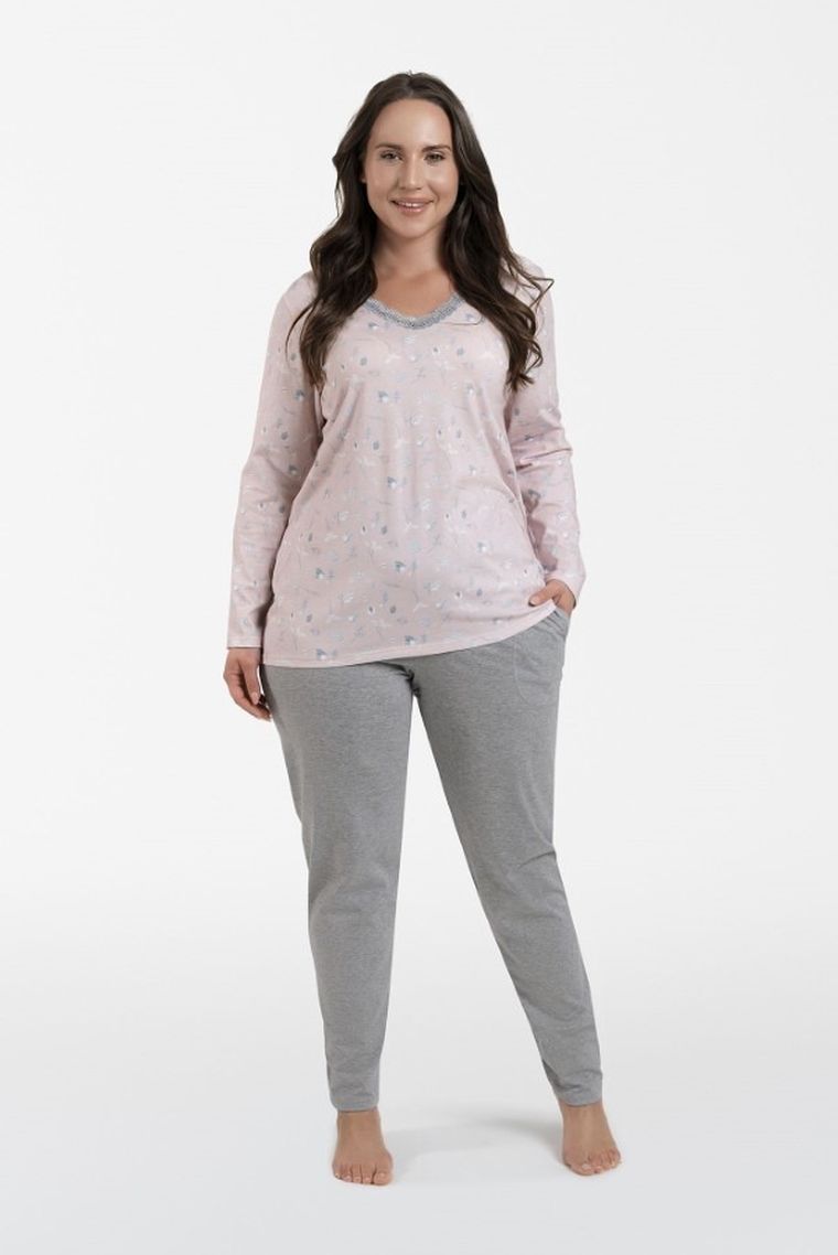 Piżama damska, plus size, mix, Simona, Italian Fashion