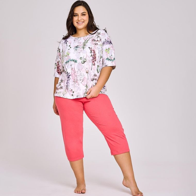 Piżama damska, plus size, mix, Taro