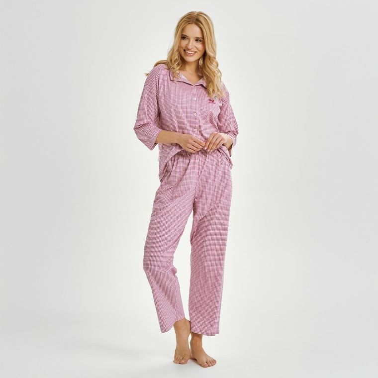 Piżama damska, różowa, Jolie, Taro