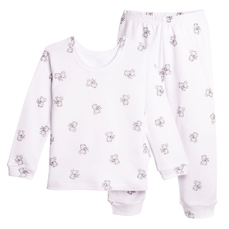 Piżama dziecięca, biała, Nicol