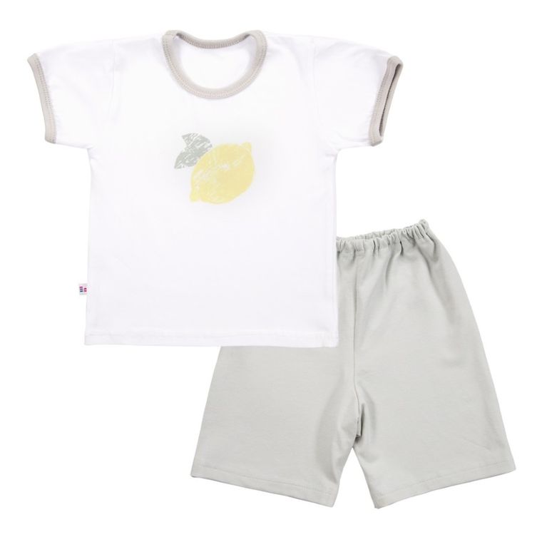 Piżama dziecięca, biało-zielona, Eevi