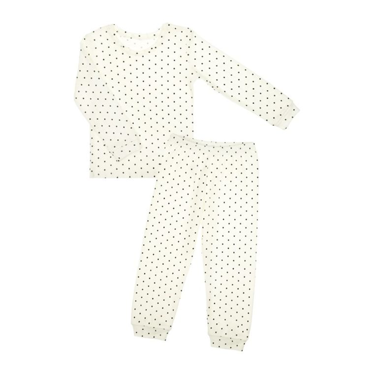 Piżama dziewczęca, ecru, Nicol