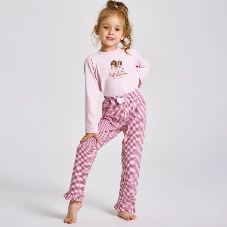 Piżama dziewczęca, różowa, Jasmina, Taro