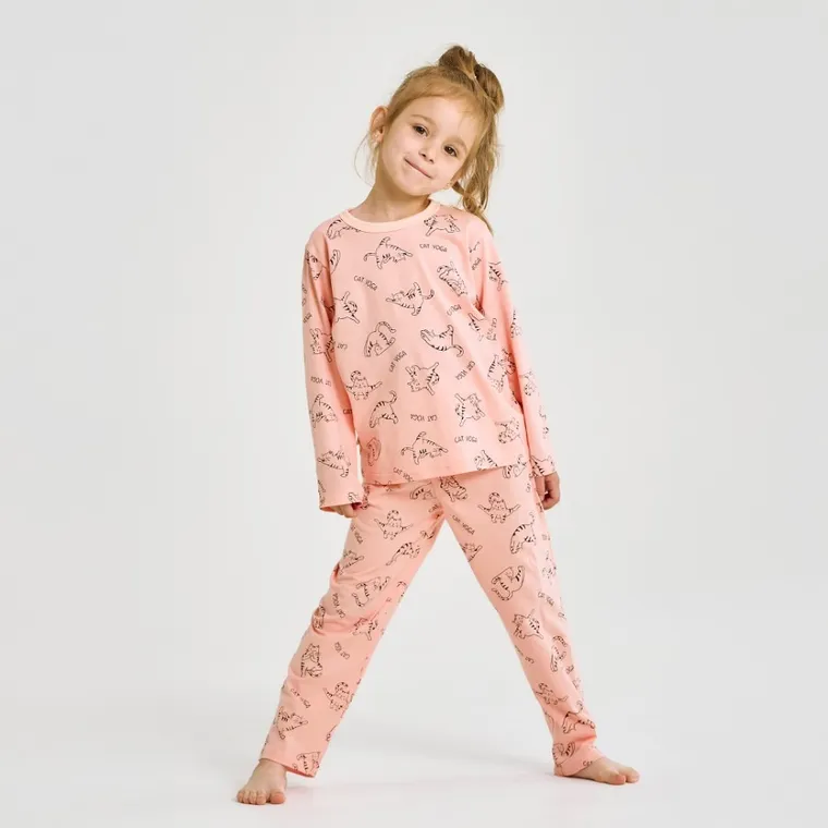 Piżama dziewczęca, różowa, Mandy, Taro