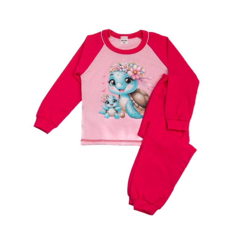 Piżama dziewczęca, różowa, Tup Tup