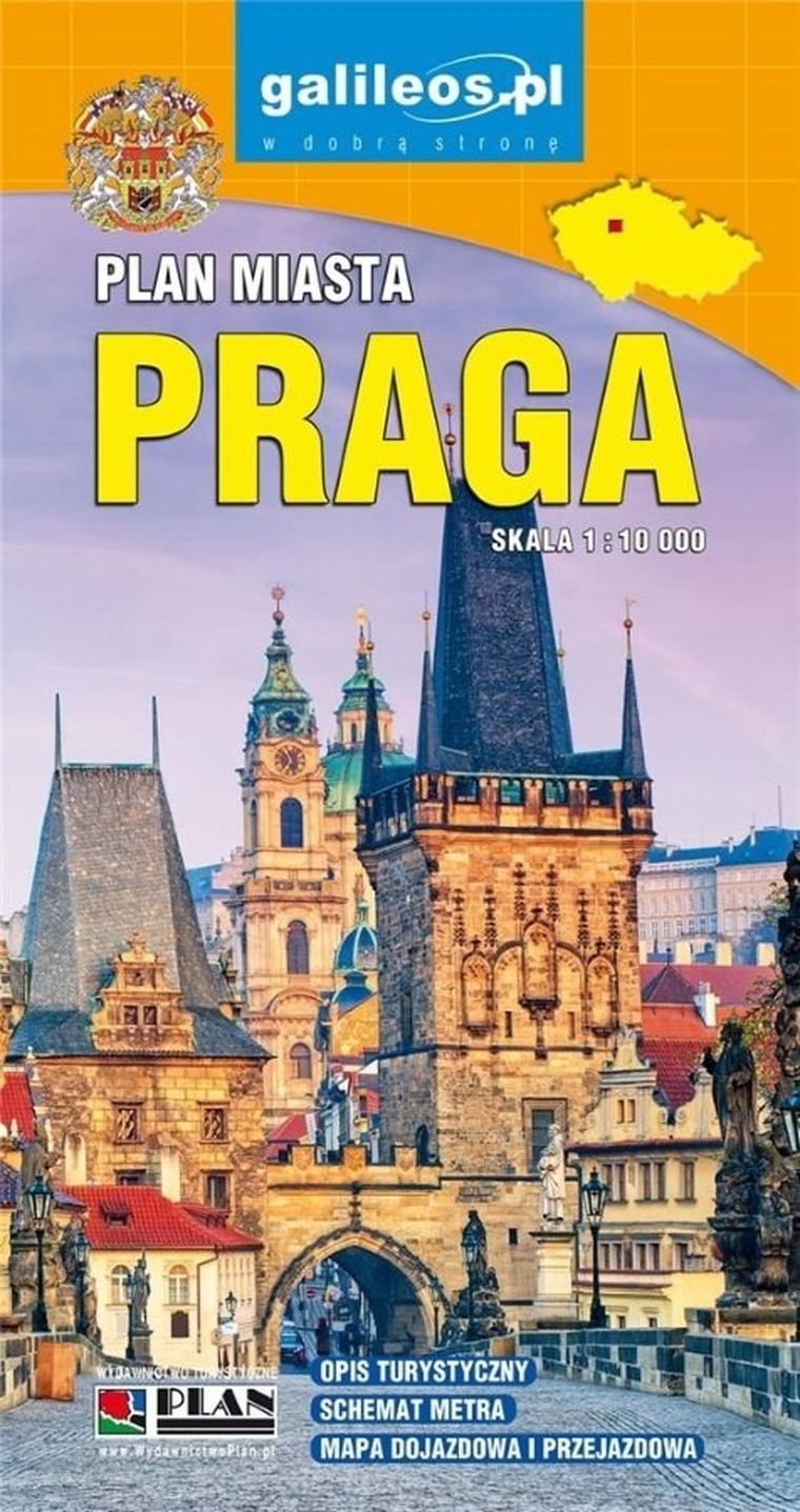 Plan miasta. Praga 1:10 000