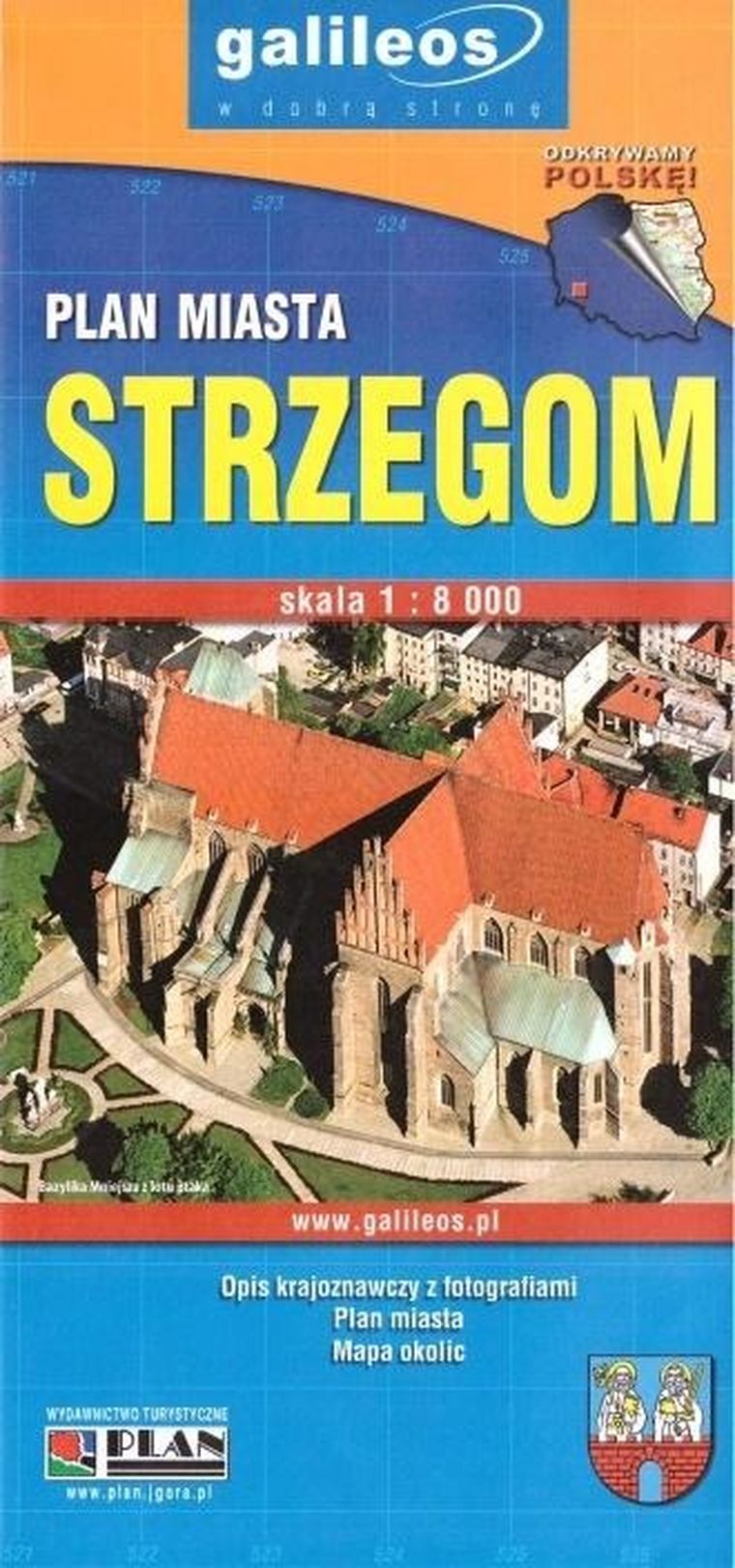 Plan miasta. Strzegom, Gmina Strzegom 1:8 000