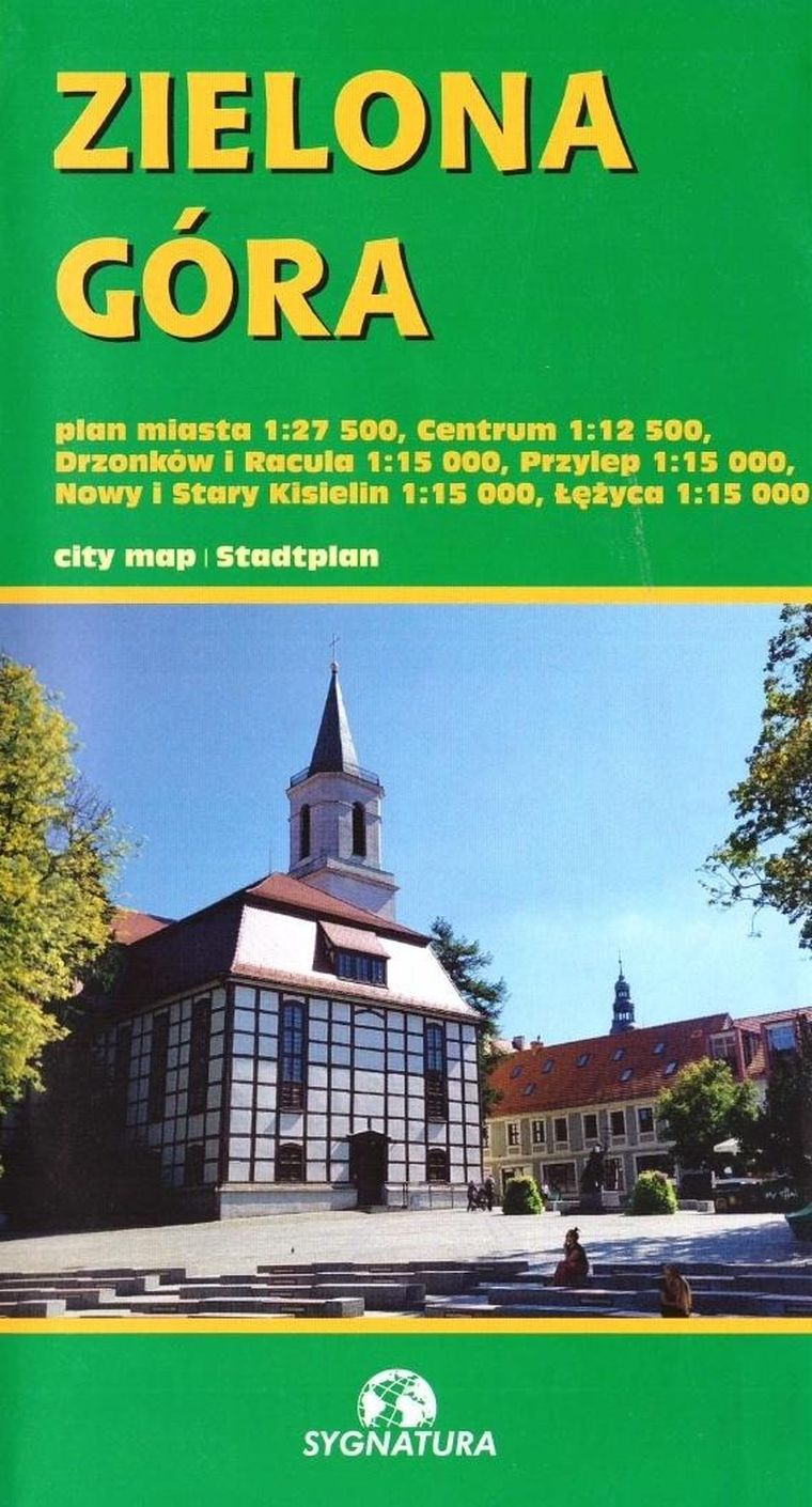 Plan miasta. Zielona Góra