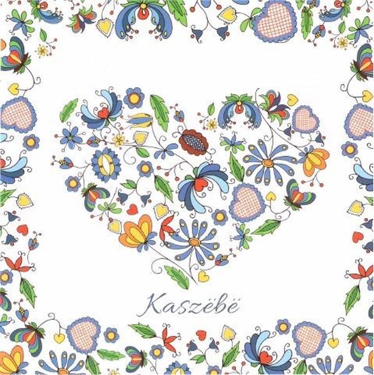 Plan, pocztówka, Kaszuby