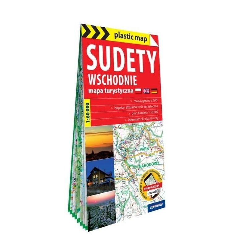 Plastic map. Sudety Wschodnie 1:60 000