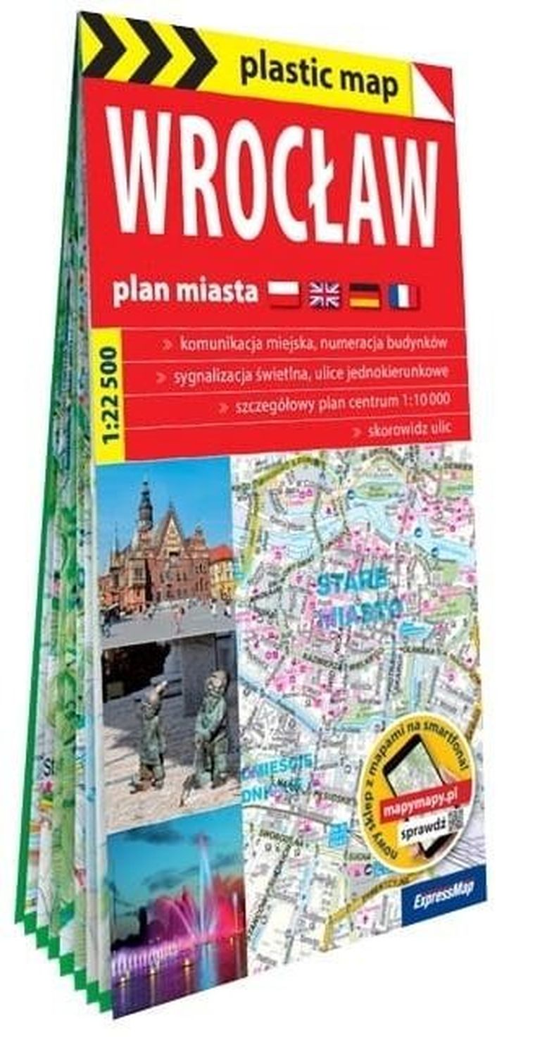 Plastic map. Wrocław 1:22 500